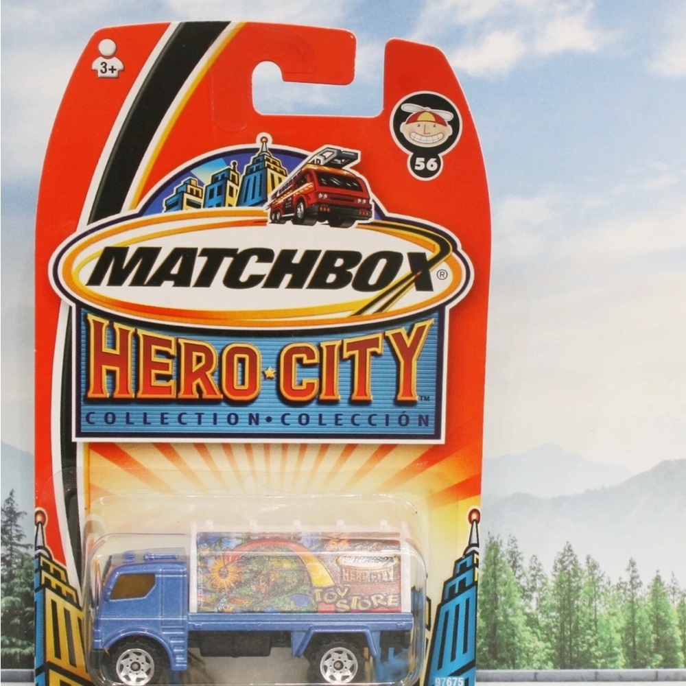 Match Hero City Blue Toy Vehicle